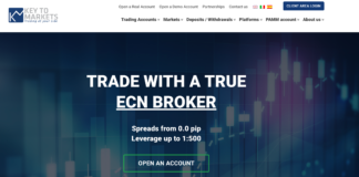KTM broker homepage