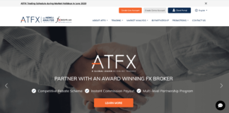 ATFX homepage