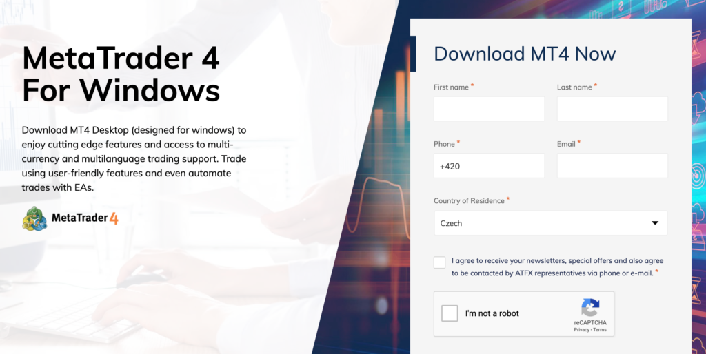 ATFX platform