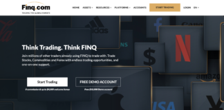 Finq.com homepage