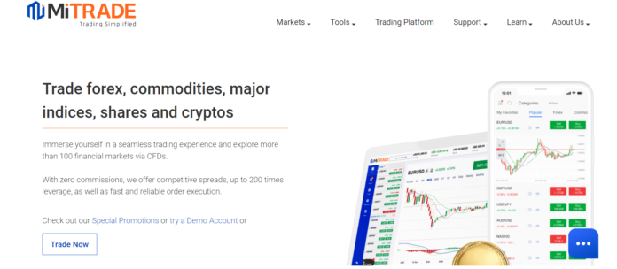 MiTrade Homepage