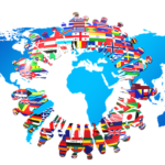flags, world, two