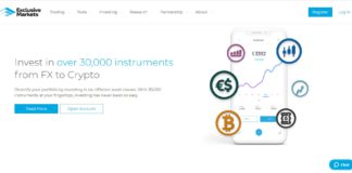 exclusive markets homepage