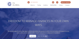 Fx Global is an online broker that provides financial investment services to traders all over the world, since its establishment. Fx Global provides traders with direct access to reliable and transparent trading instruments in the financial markets. Fx Global financial instruments that includes Forex, Shares, CFDs, Precious Metals, and Commodities.