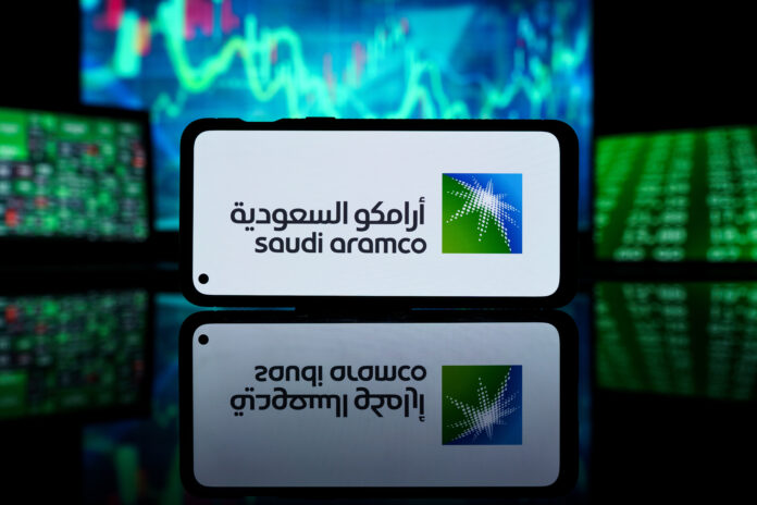 Saudi aramco company on stock market Saudi aramco financial success and profit aramco logo